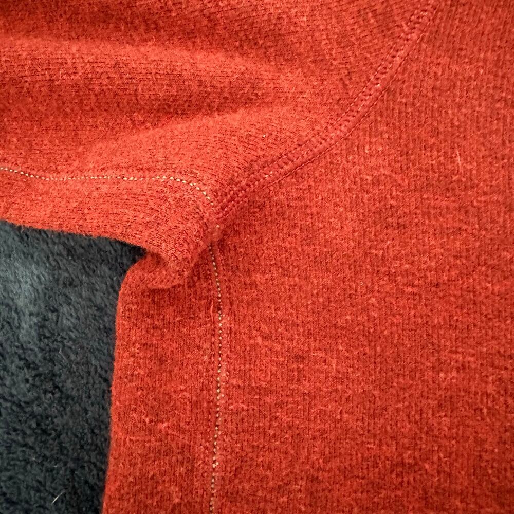 Tommy Bahama Reversible Quarter Zip Pullover Burgundy Gray Marlin Sweater XL/XXL - Picture 12 of 16